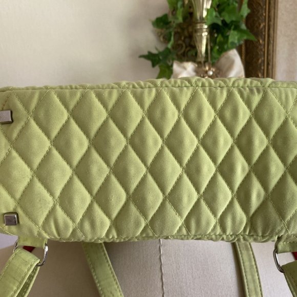 Vera Bradley Backpack Green Quilted - Picture 7 of 11